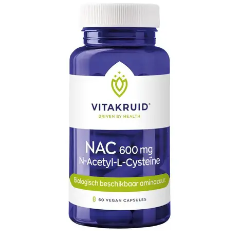 Vitakruid NAC 600 mg N-Acetyl-L-Cysteine Vitakruid NAC 600 mg N-Acetyl-L-Cysteine