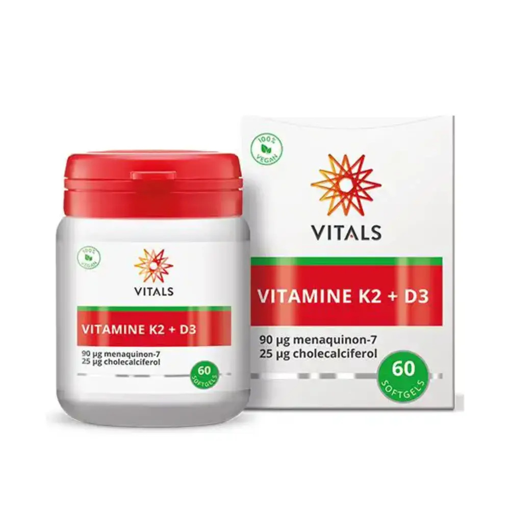 Vitals Vitamine K2 + D3 Vitals Vitamine K2 + D3