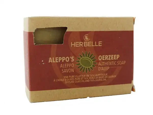 Herbelle Aleppozeep olijfolie en laurierolie Herbelle Aleppozeep olijfolie en laurierolie