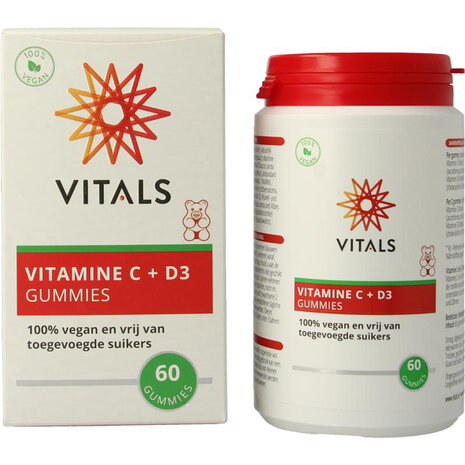 Vitals Vitamine C + D3 gummies Vitals Vitamine C + D3 gummies