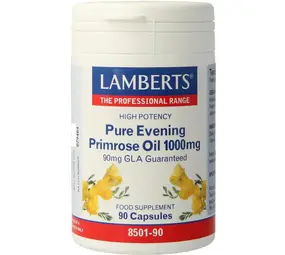 Lamberts Teunisbloemolie 1000mg (pure evening primrose) Lamberts Teunisbloemolie 1000mg (pure evening primrose)
