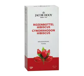 Jacob Hooy Rozenbottel hibiscus thee zakjes