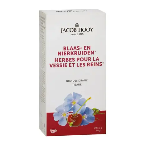Jacob Hooy Blaas en nierkruiden theezakjes