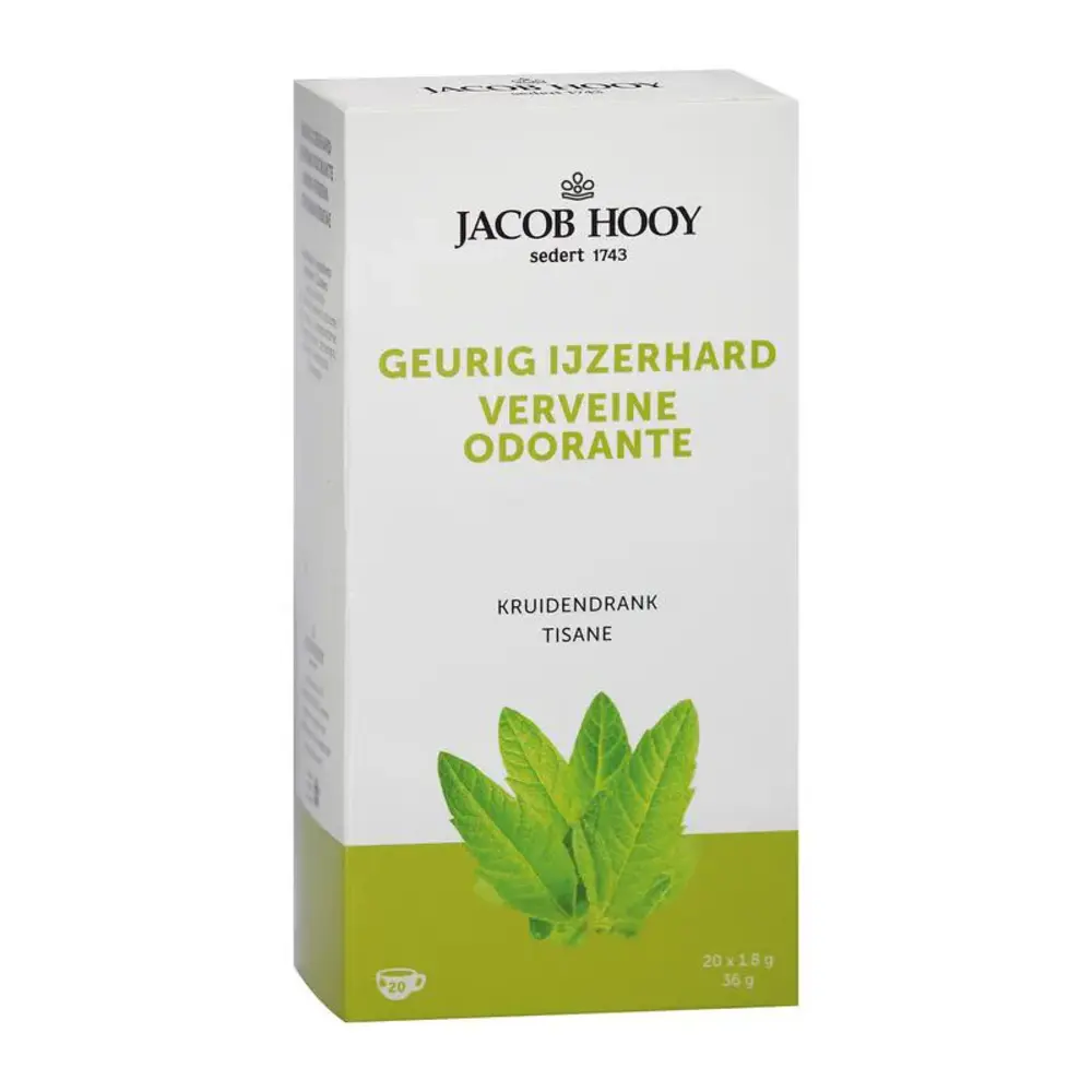 Jacob Hooy Geurig ijzerhard/Verveine theezakjes