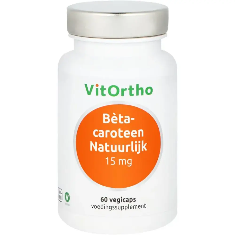 Vitortho Beta-caroteen natuurlijk 15mg