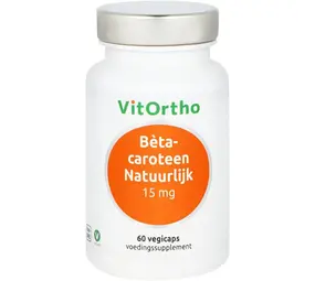 Vitortho Beta-caroteen natuurlijk 15mg