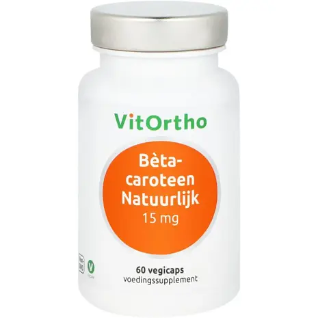 Vitortho Beta-caroteen natuurlijk 15mg