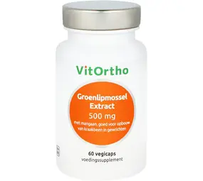 Vitortho Groenlipmossel extract 500 mg