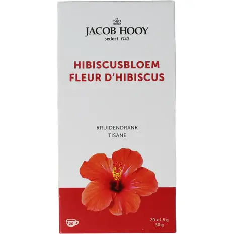 Jacob Hooy Hibiscus theezakjes