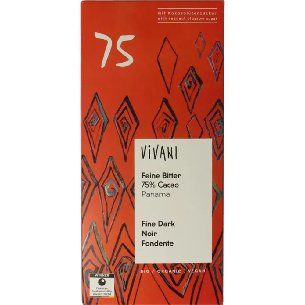 Vivani Chocolade puur 75%
