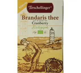 Terschellinger Zwarte thee cranberry bio