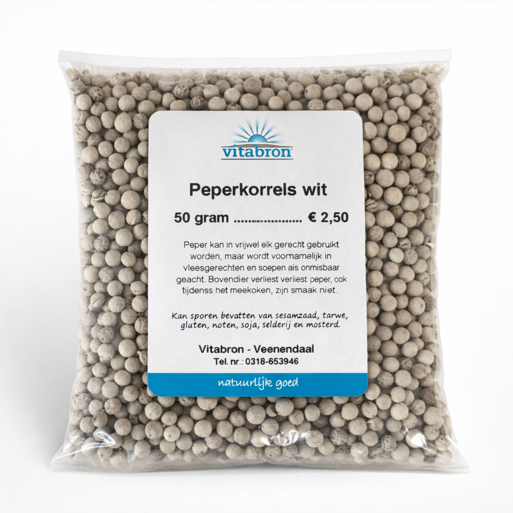 Vitabron Peperkorrels wit