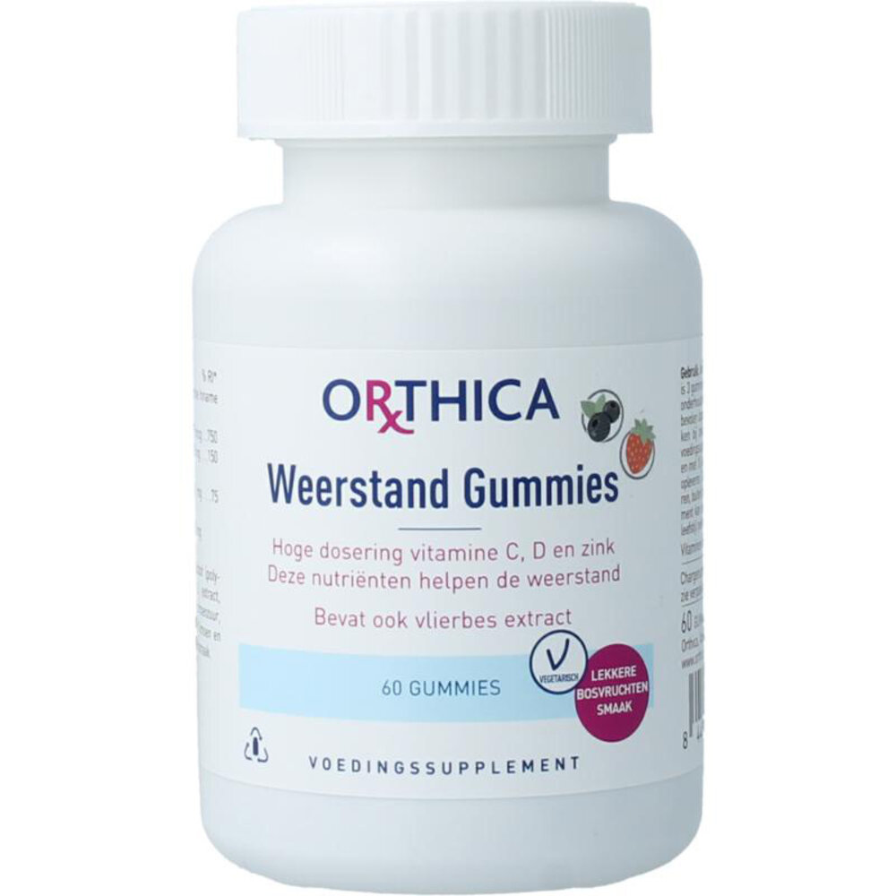 Orthica Weerstand gummies elke dag
