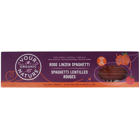 Your Organic Nature Rode linzen spaghetti