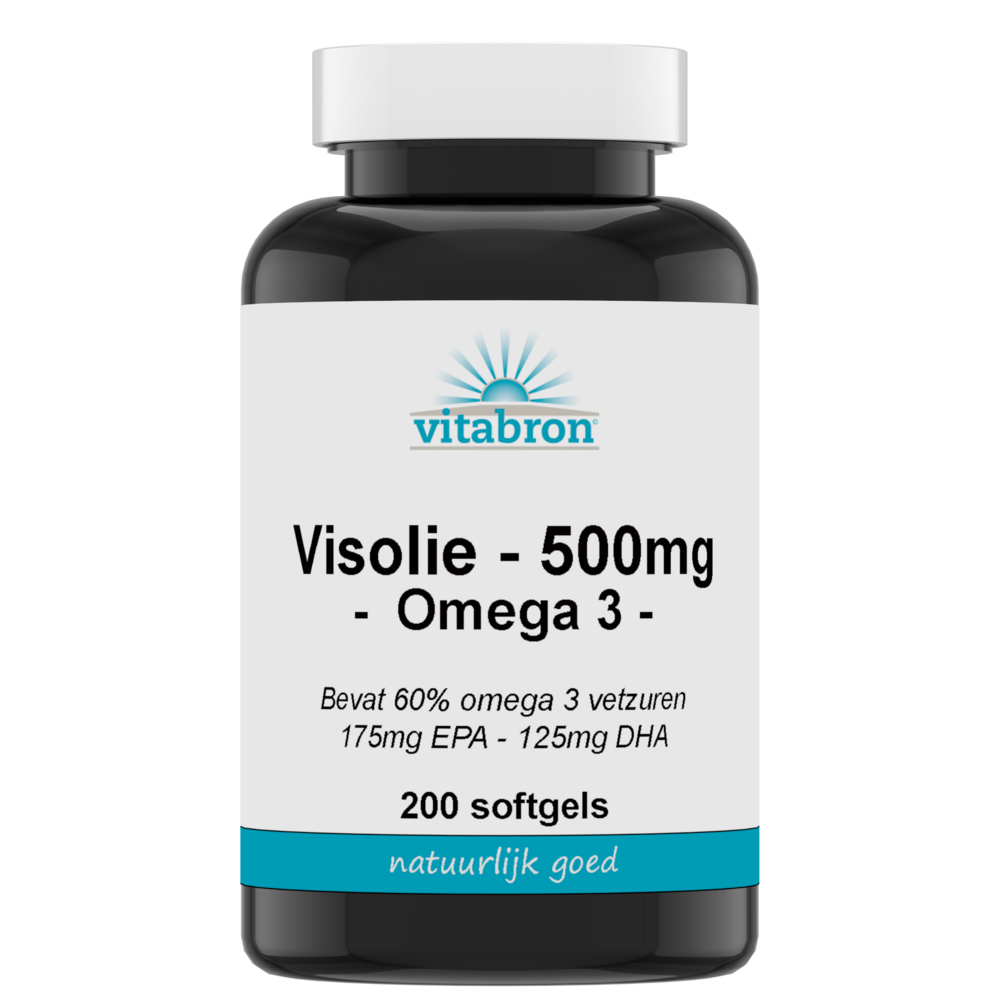 Vitabron Visolie 500mg | EPA en DHA Vitabron Visolie 500mg | EPA en DHA