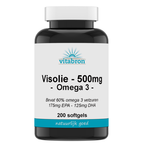 Vitabron Visolie 500mg | EPA en DHA Vitabron Visolie 500mg | EPA en DHA