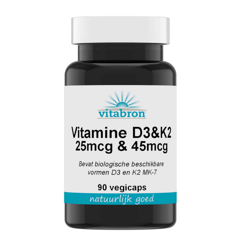 Vitabron Vitamine D3 25mcg & K2 45mcg