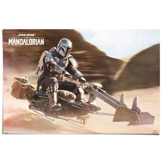 Poster The Mandalorian - Speederbike