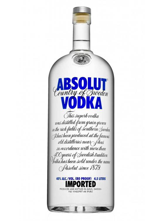 interval Collectief slachtoffer Absolut Vodka 4,5 Liter kopen - Club Vodka - Club Vodka