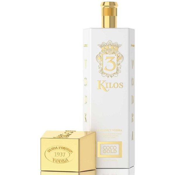 3 Kilos Vodka Coco Gold 70CL