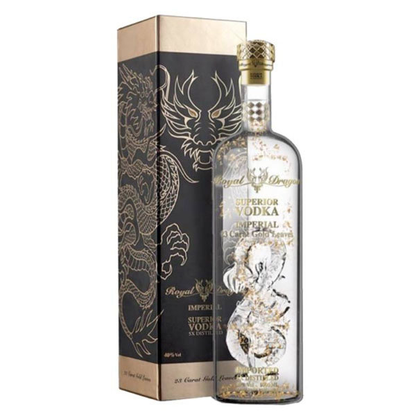 Royal Dragon Imperial Gold Leaf Vodka 6L in Giftbox