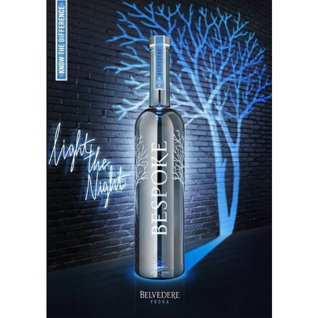 Belvedere Bespoke Silver Saber Night Edition 1.75 Liter