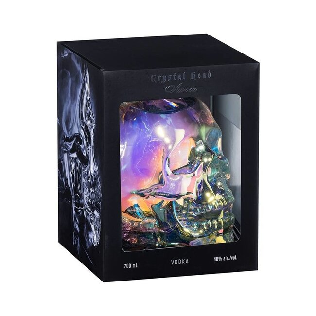 Crystal head Aurora Vodka in Gift box 70 cl