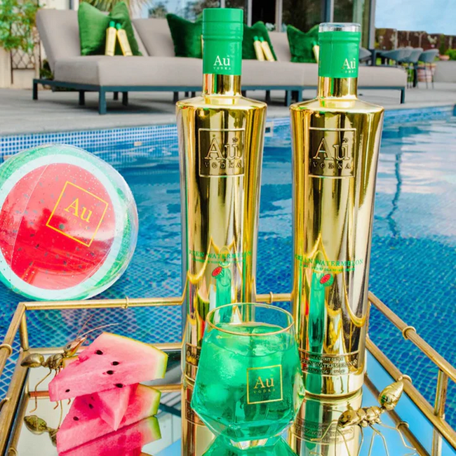 Au Vodka Green Watermelon 70 cl