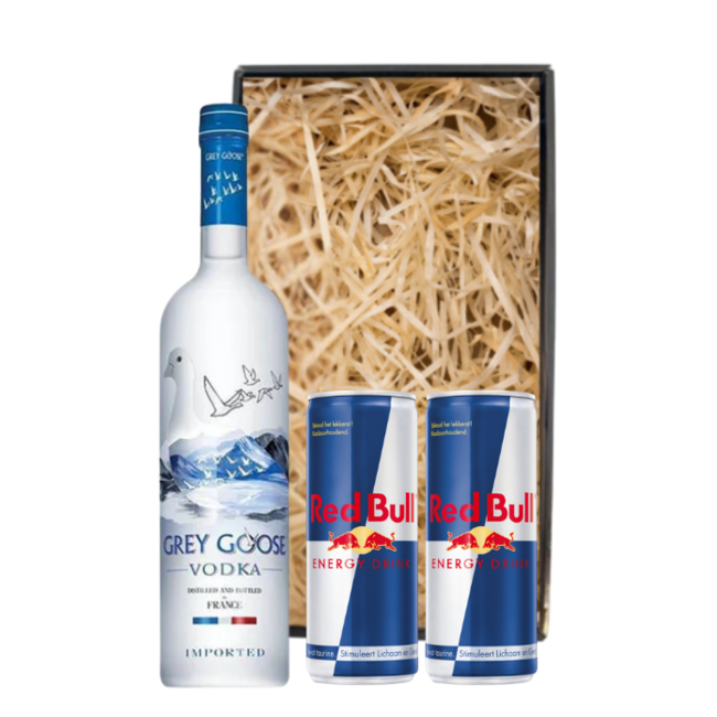 Grey Goose Vodka 70cl met Red Bull Pakket