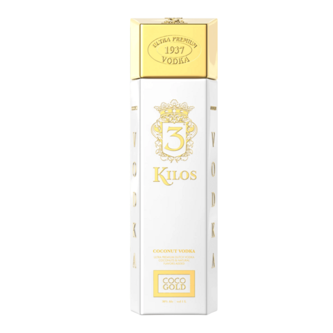 3 Kilos Vodka Coco Gold 70CL
