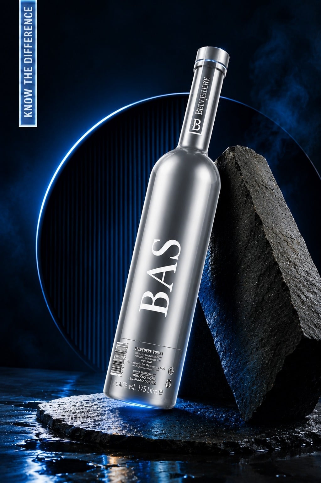 Gepersonaliseerde Belvedere Bespoke vodka fles met naam