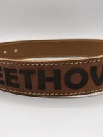 Cornhole by Scotts Bluf Hondenhalsband 50cm cognac echt Italiaans leer