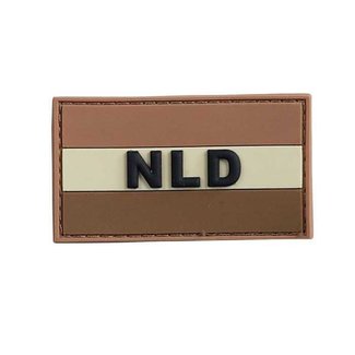 Applied Store Nederlandse 'NLD' vlag patch PVC Woestijn