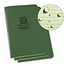 Rite in the Rain Rite in the Rain notebook 4 5/8" x 7" Green, 3 stuks, 971FX