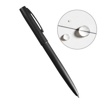 Rite in the Rain All-Weather BLACK METAL CLICKER PEN (No. 97)(R97)