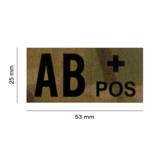 O Positive Blood Type MultiCam (OCP) Patch