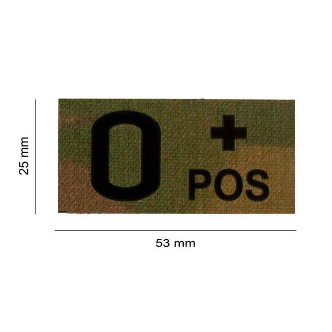 Clawgear O POS IR PATCH MULTICAM - INFRARED BLOODTYPE