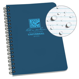 Rite in the Rain Side Spiral Notebook  Blue 273