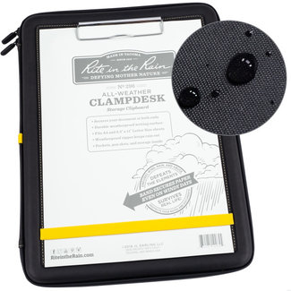 Rite in the Rain Clampdesk, Black with Writing Surface, Storage Inside (No. 296)