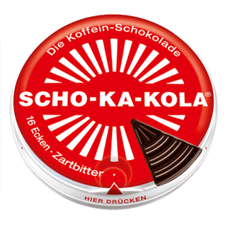 SCHO-KA-KOLA Scho-KA-Kola Cafeine Chocolade Puur (Rood)