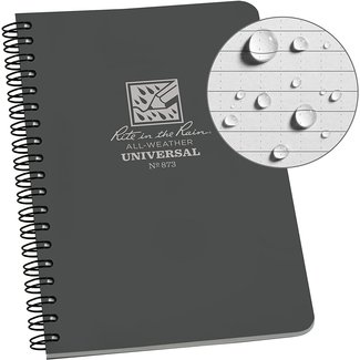 Rite in the Rain Side Spiral Notebook Grey 873