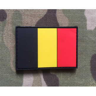 Applied Store Belgium Flag Rubber Patch Color