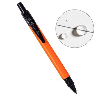 Rite in the Rain All-Weather Clicker Plastic Pen Orange (No. OR93)