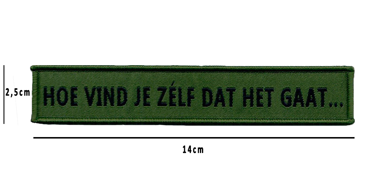 Hoe vind je zelf dat het gaat - Naamlint - Groen - Applied Store
