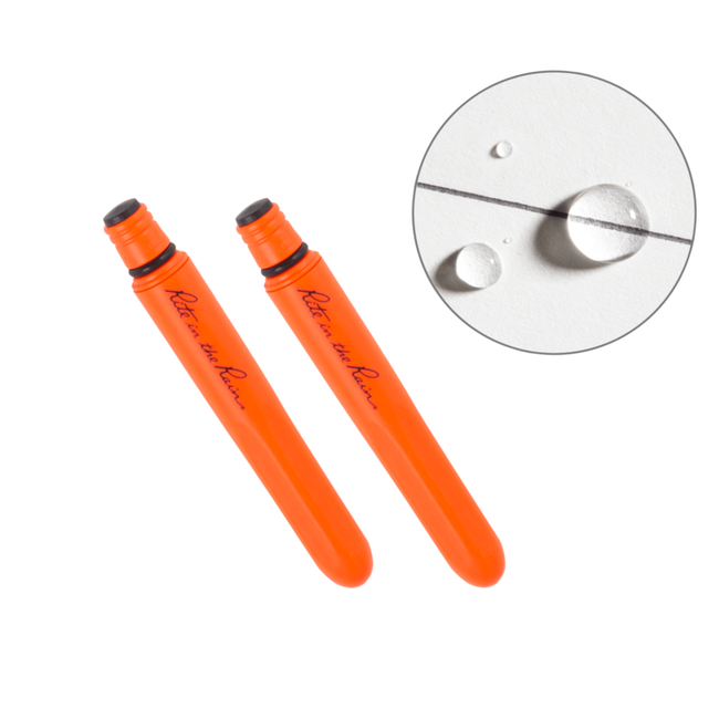 Rite in the Rain Orange Pocket Pen - Set of 2 (OR92) - EDC Waterproof Pen - Compact