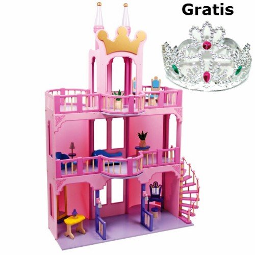 Mentari Houten poppenhuis Sprookjeskasteel Mentari Houten poppenhuis Sprookjeskasteel
