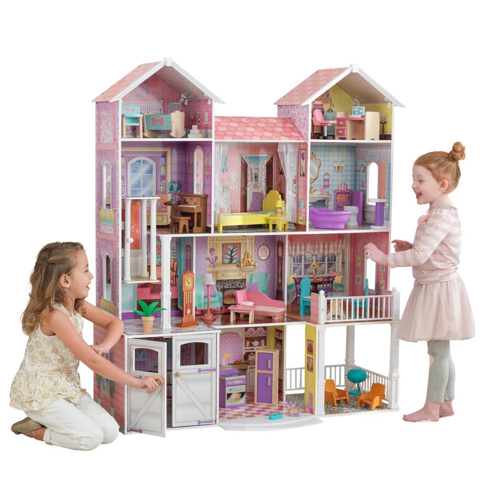 kat Bezit gevogelte KidKraft Country Estate Barbiehuis | Gratis Verzending! - Het Houten  Poppenhuis