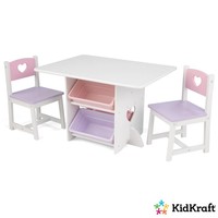 Tafel met 2 Stoelen Hartjes