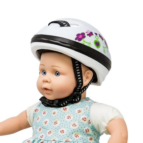 Mini Mommy Fietshelm voor Pop Wit