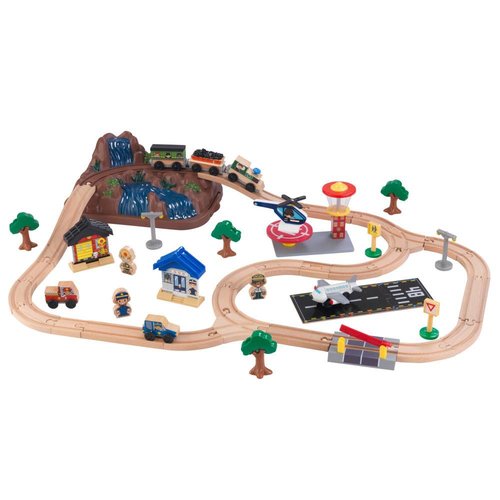 Kidkraft Houten treinset met opbergbak Mountain